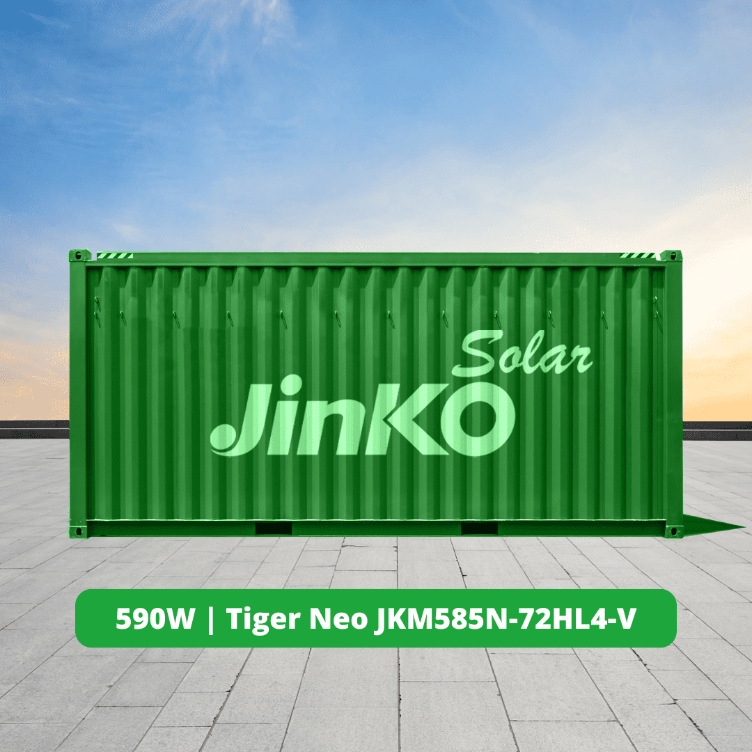590W Jinko Solar Tiger Neo (JKM590N-72HL4-V) N-type - Container (720 pcs)